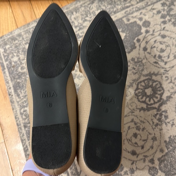 MIA Knit Dark Sand Pointy Flats size 8 NWT - Picture 8 of 8